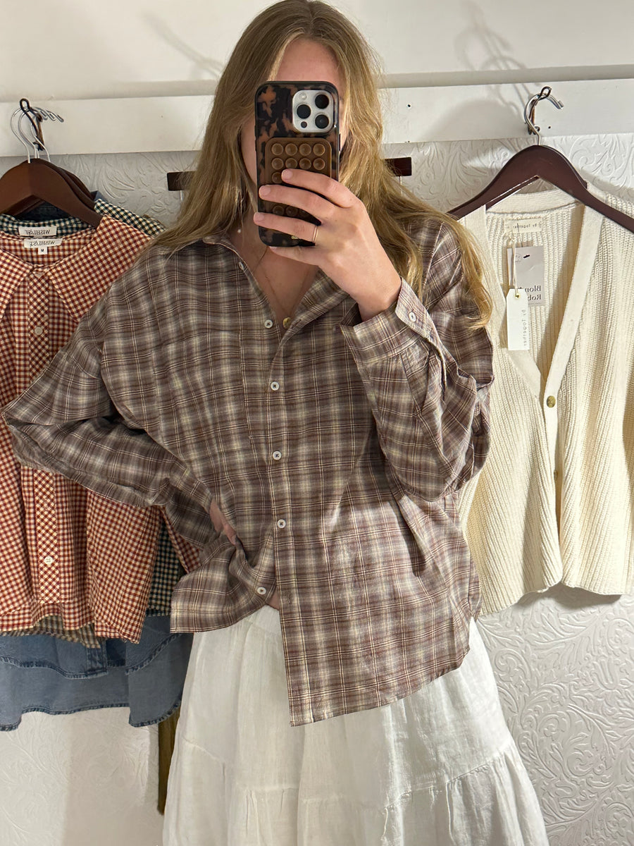 Plaid Button Up
