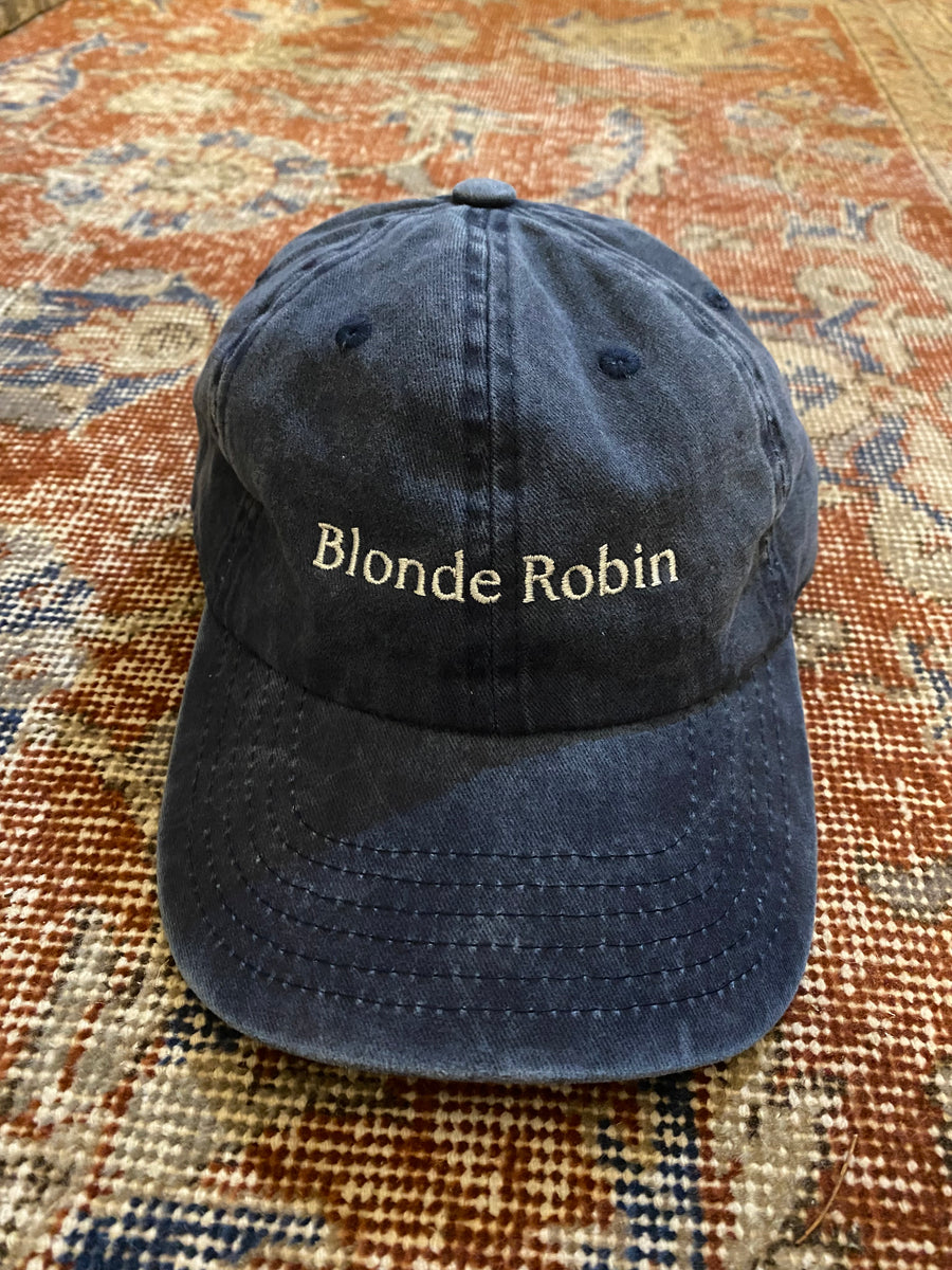 Washed Blonde Robin Cap