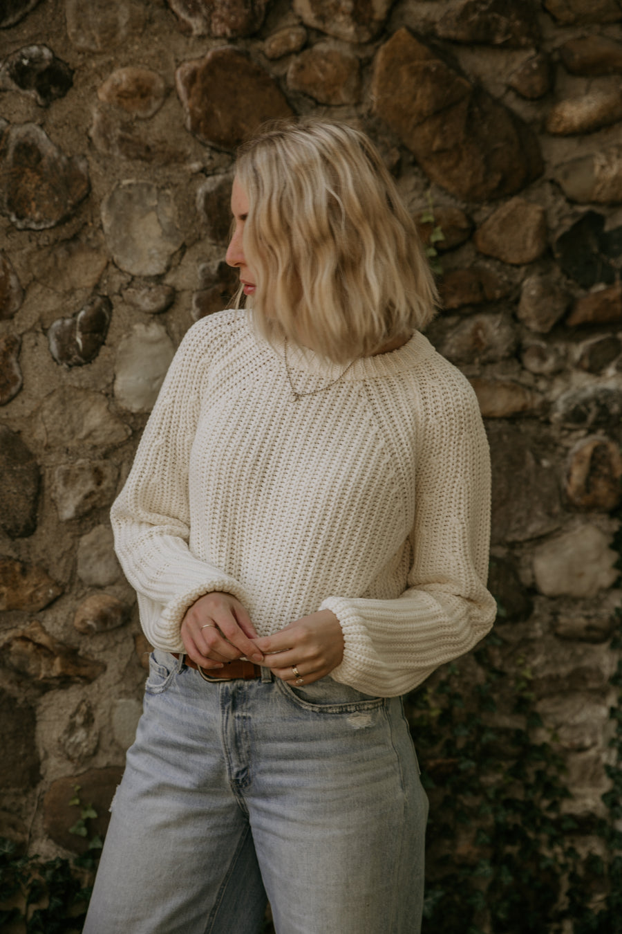 Roseanne Cropped Sweater