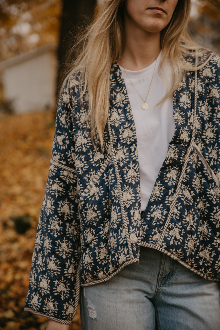 Handmade Printed Coat