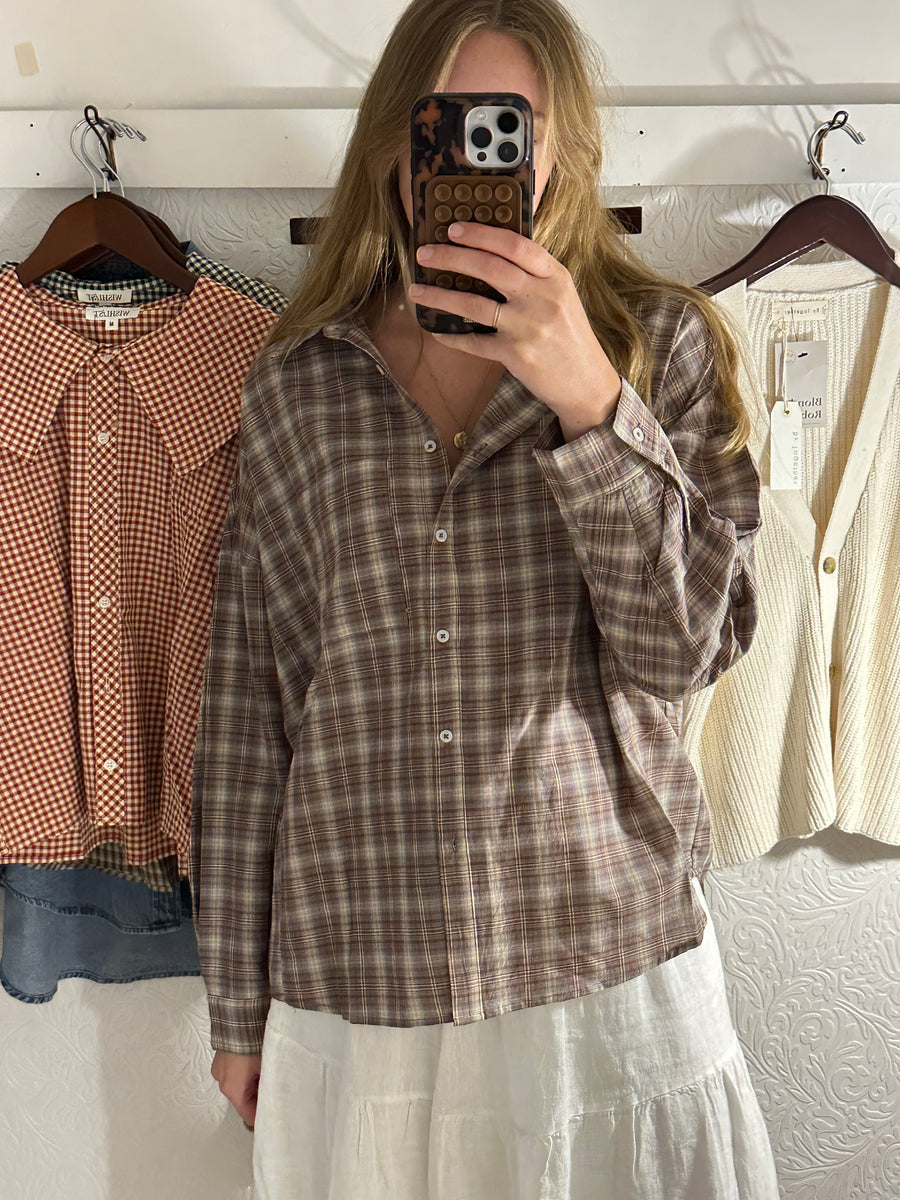 Plaid Button Up