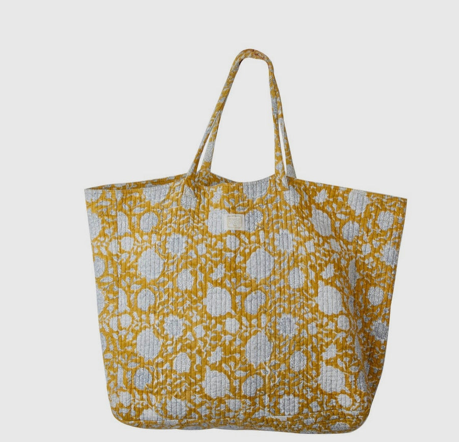 Quilted Shopper Tote Bag