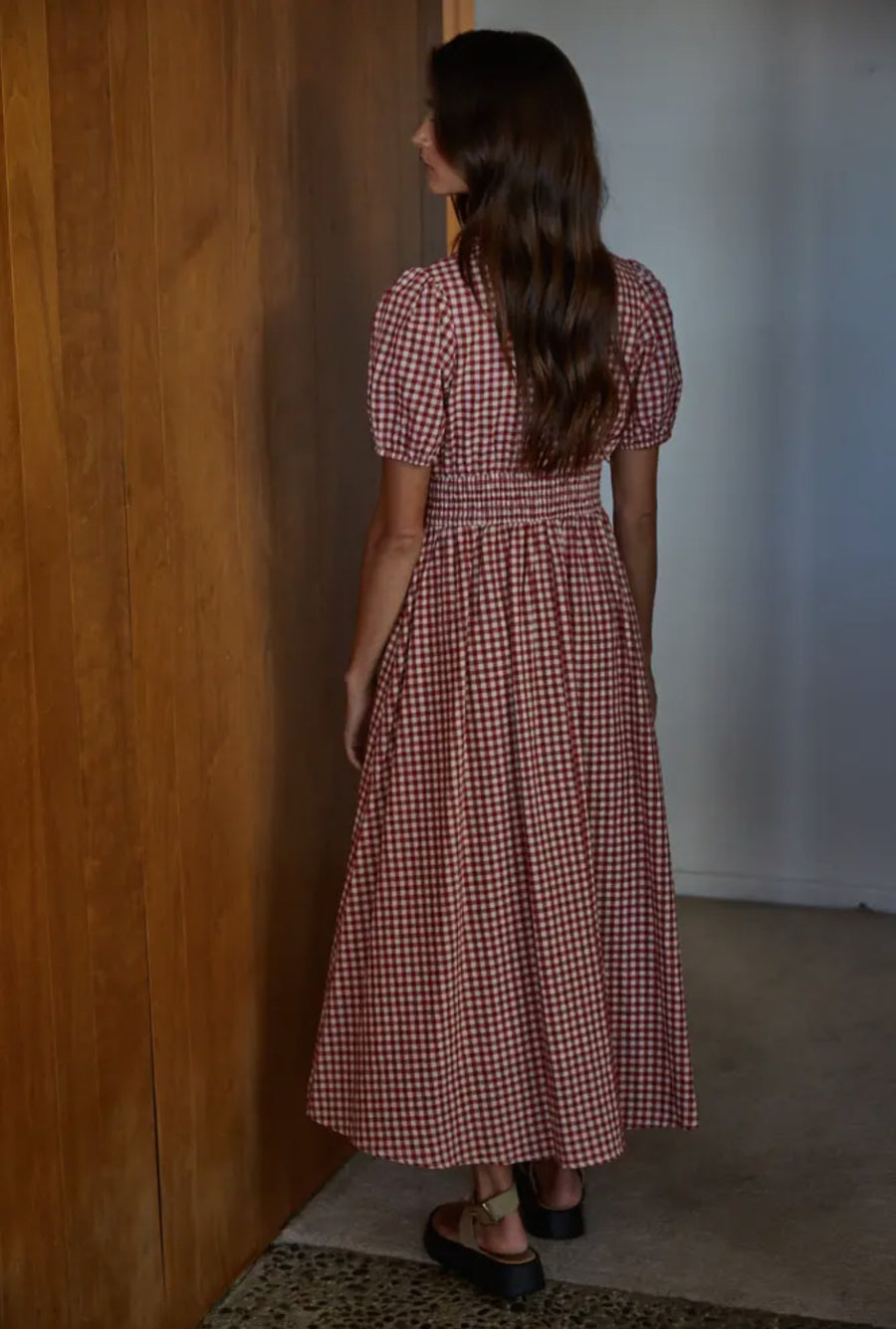 Red Gingham Dress