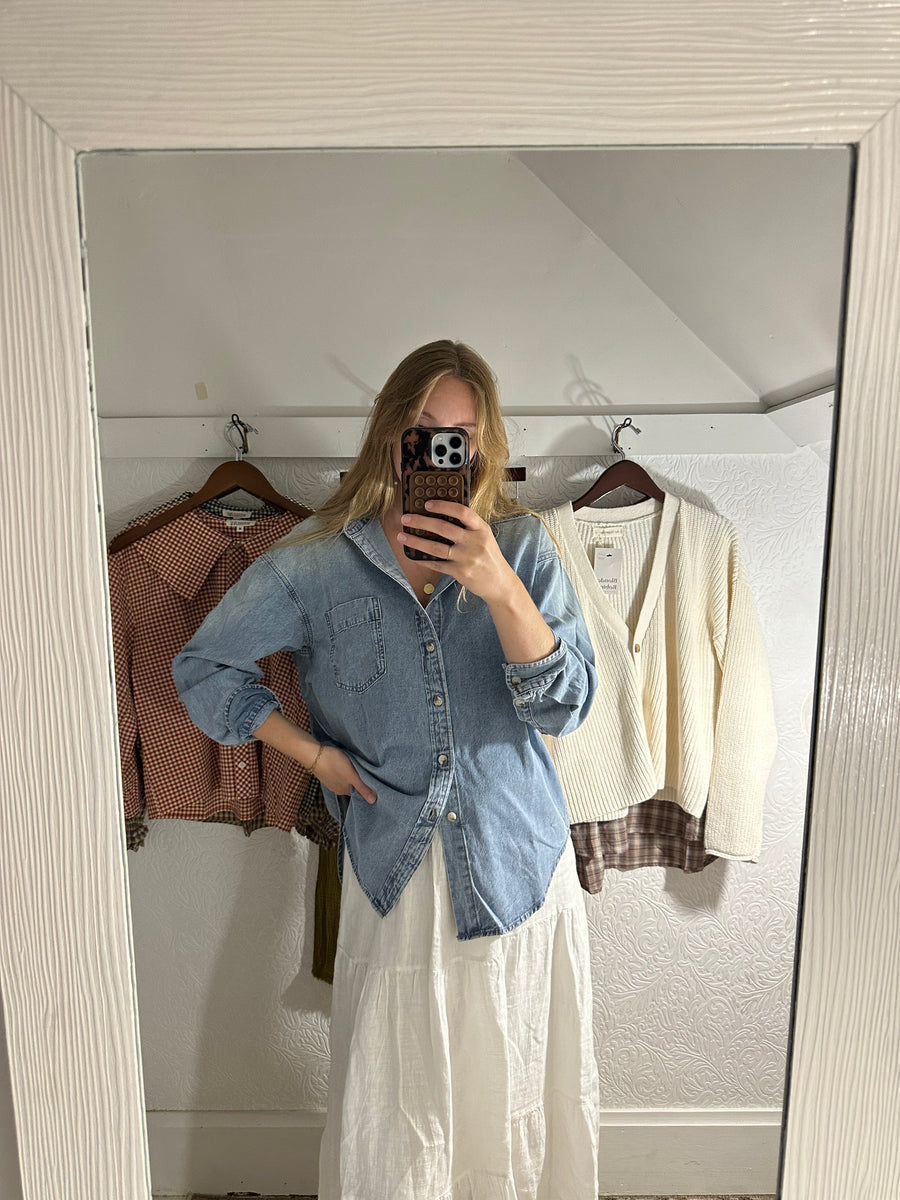 Denim Button Up