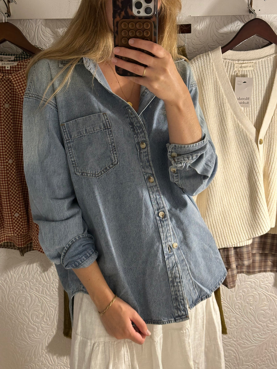 Denim Button Up