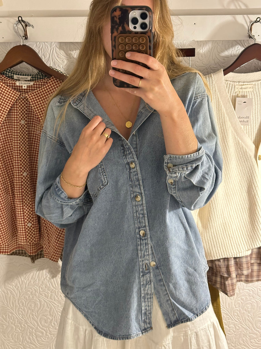 Denim Button Up