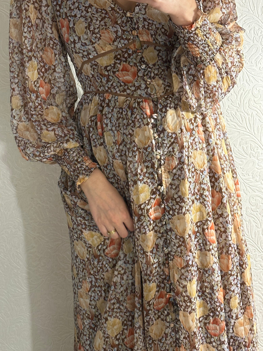 Flowy Button Down Mxi Dress