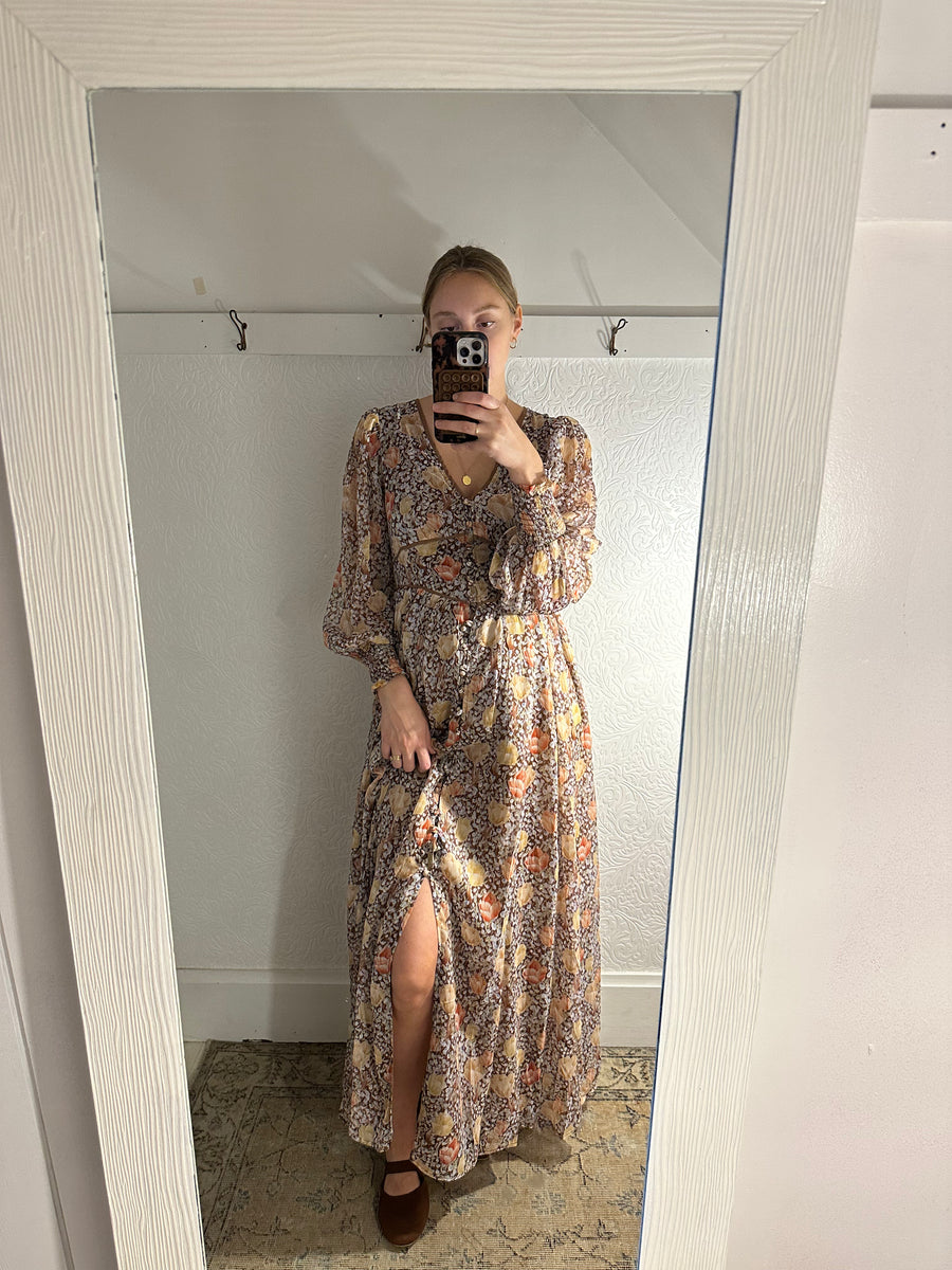 Flowy Button Down Mxi Dress