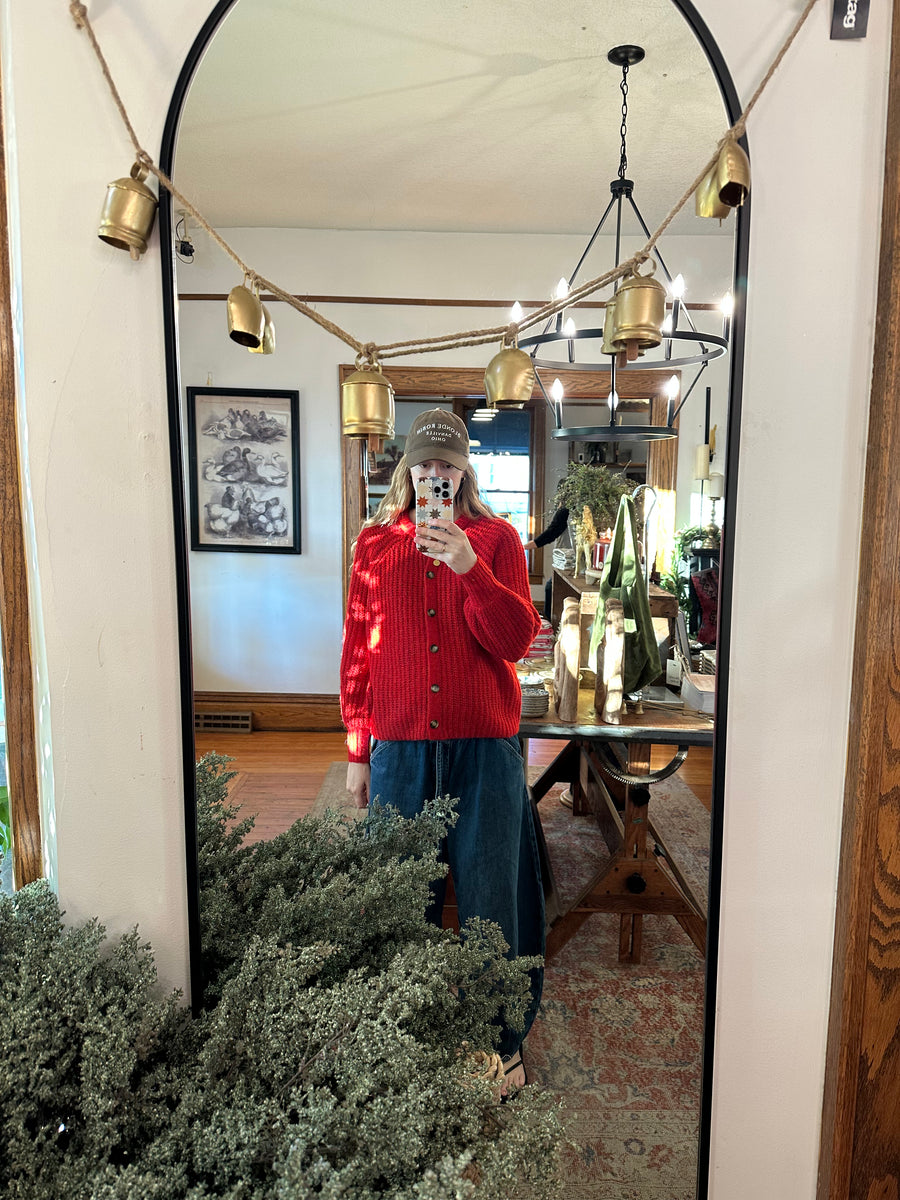 Ruby Red Cardigan